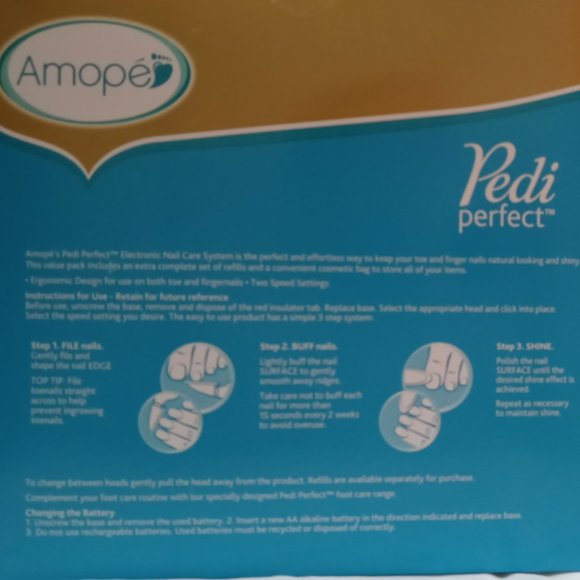 *FINAL PRICE*Amope Pedi Perfect Set New Sealed - Picture 4 of 5